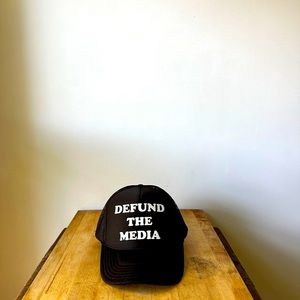 NEW “DEFUND THE MEDIA" Trucker Hat by Otto